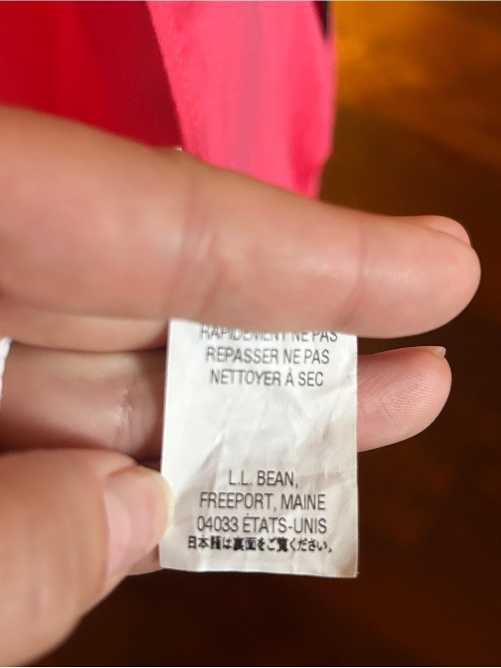 L.L.Bean Women’s M Packable Running Windbreaker Jacket Reflective Pink - Picture 11 of 12